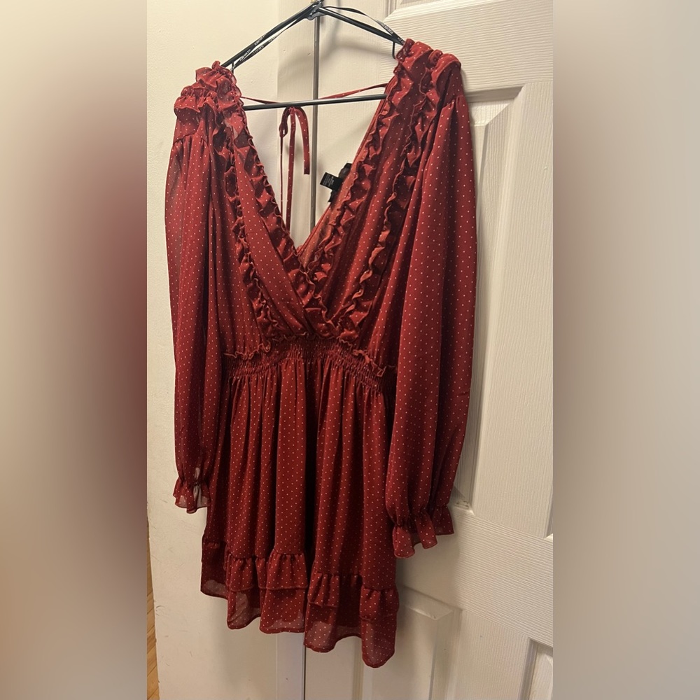 Forever21 Rust/Polka dot color-Sz 1X